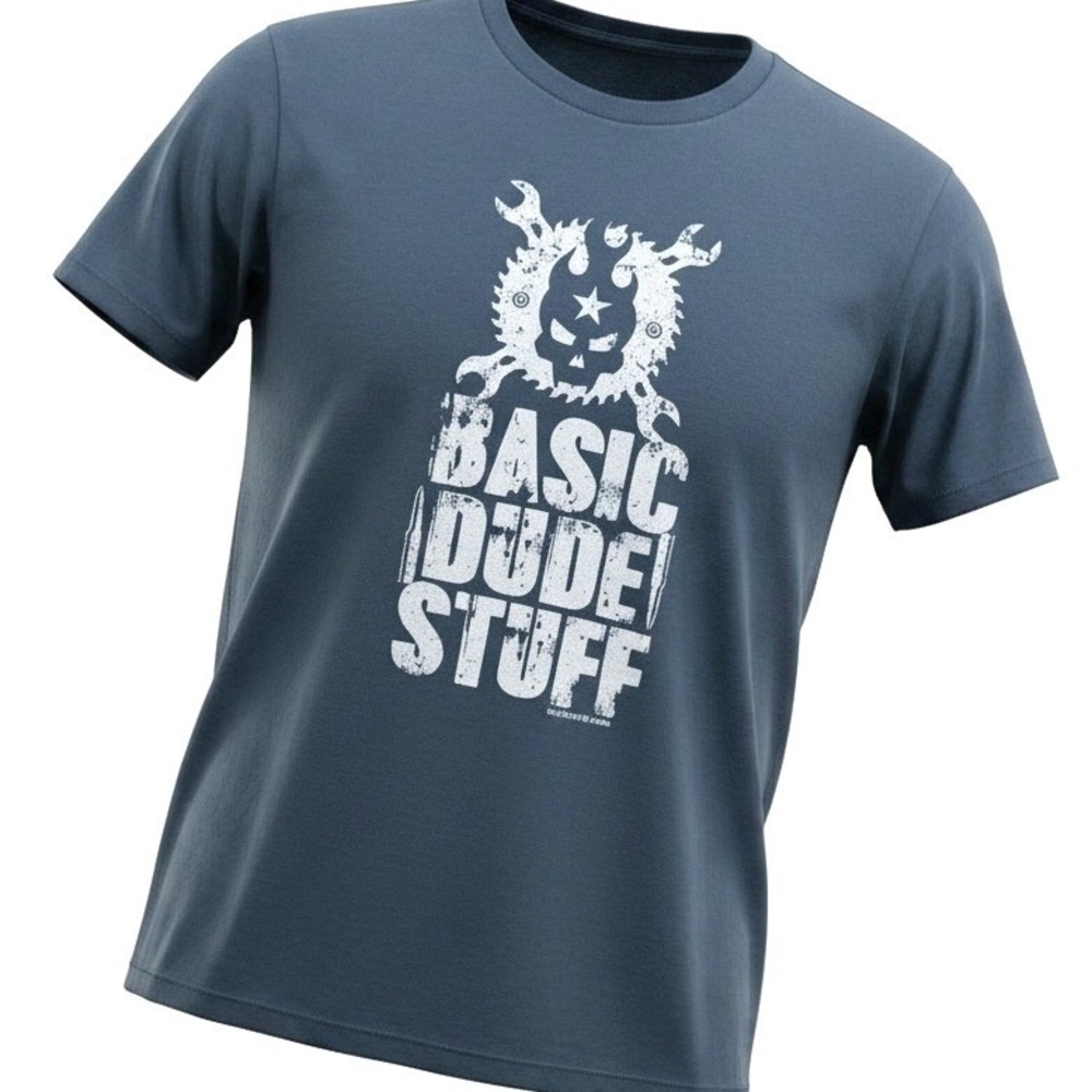 Blaze‎ Ops Gear T-Shirt Mens Medium Blue Basic Dude Stuff Graphic Casual Tee